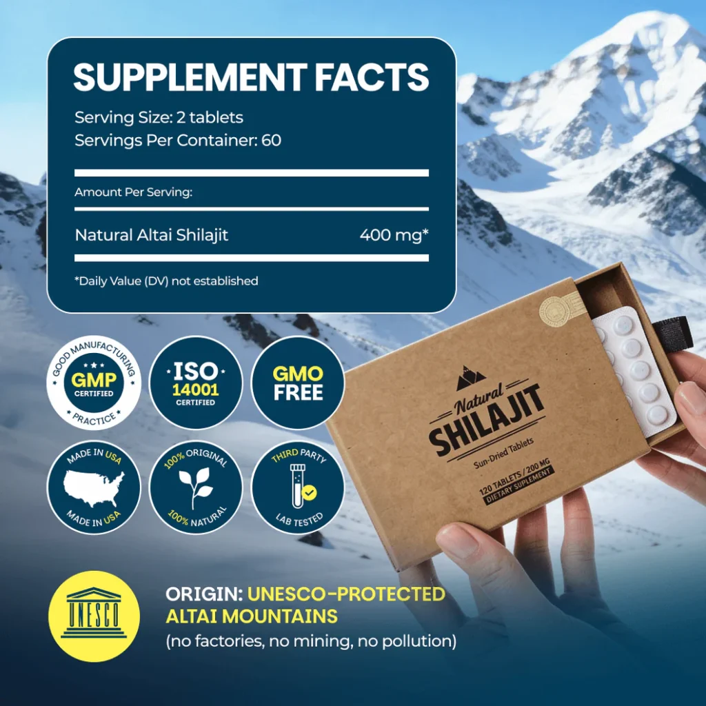 Best Himalayan Shilajit Brands in 2026 (Tested & Ranked) shilajit sun dried tablets 120pcs 2 1060x